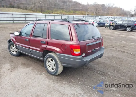 2001 Jeep Grand Cherokee Laredo из США, поврежденный, VIN 1J4GW48S41C593205